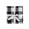 Multi Stripe Tea Towel Set Of 5 - Black