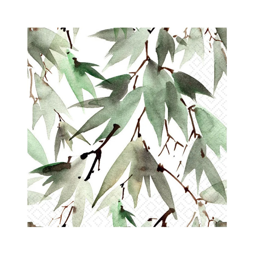 Watercolor Leaves - Luncheon Napkin 20 pcs