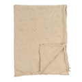 Billie Knit Baby Blanket - Cream