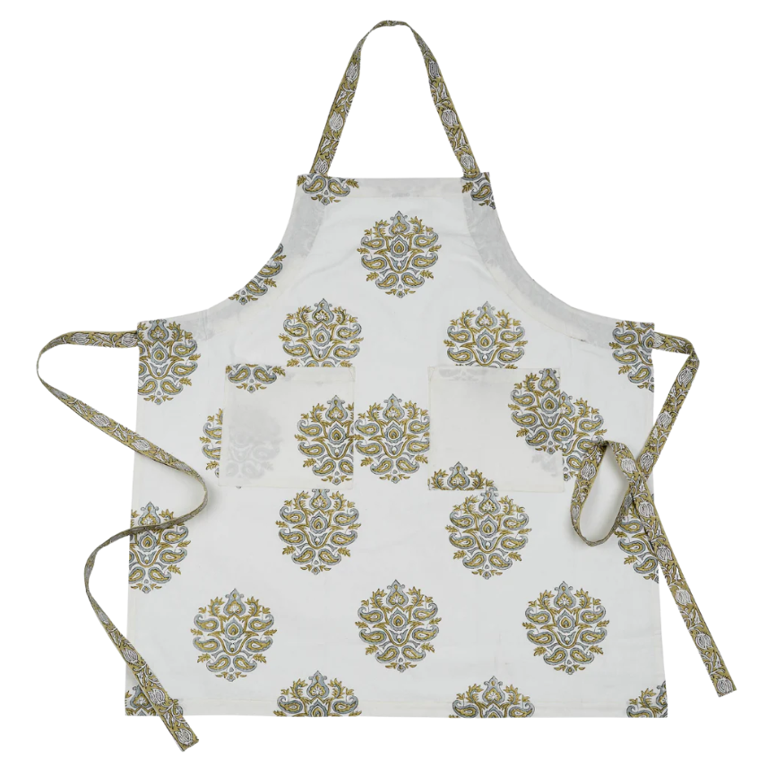 Emmy Block Print Apron