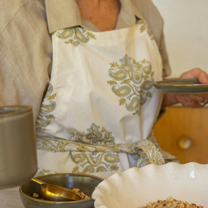 Emmy Block Print Apron