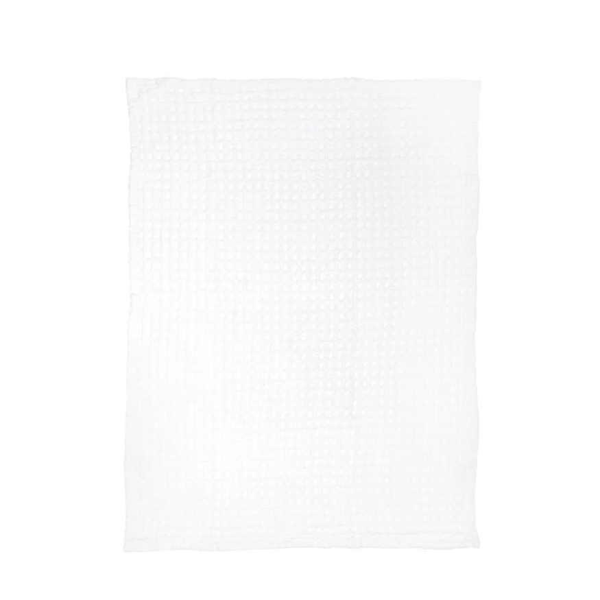 Jumbo Waffle Single Kitchen Towel - White