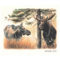 Two Moose-MORE JOY Dishcloth