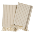 Pinstripe Hammam Hand Towels - Set of 2